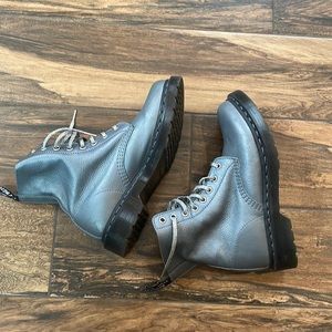 Dr. Martens pascal boot in a pearly grey size 8. LAST DAY!!